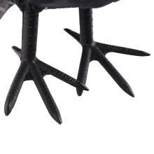 2X Halloween Stuetzfedern Kraehe Vogel Gross 25X40cm Ausladende Fluegel Schwarz Kraehe Spielzeug Modell Spielzeug