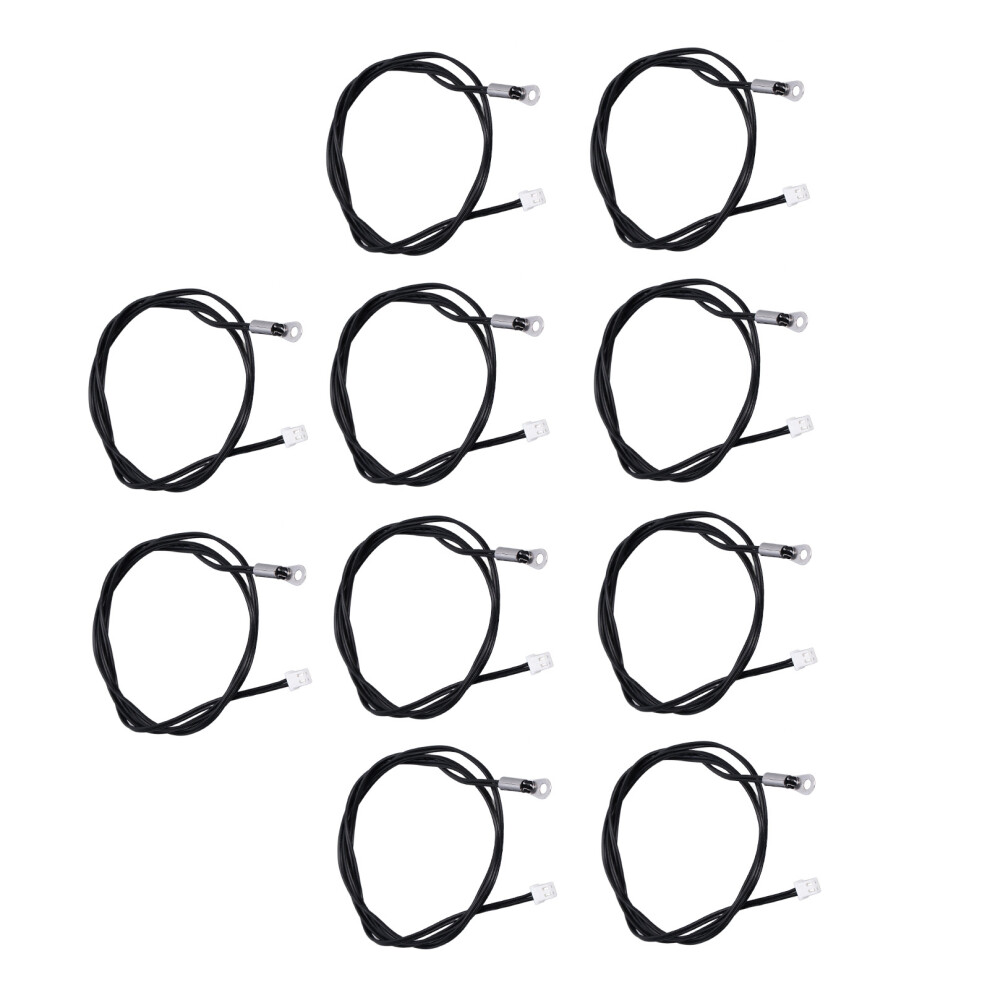 10Pcs Ntc Thermistor Probe 15K 1M Cold Pressed Terminal Sensor 8491390487366