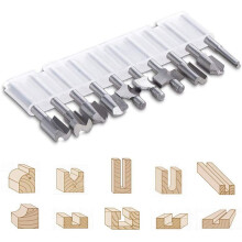 40Pc HSS Router Carbide Engraving Bits for Router Bit Set 1/8 Inch(3mm) Shank for Proxxon Rotary Tools