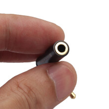 2X REXLIS 3.5mm Male to Female 90 Degree Right Angled Adapter Audio Microphone Jack Stereo Plug Connector