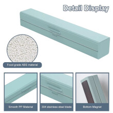 Cling Film Cutter - Reusable Food Grade Plastic Wrap Dispenser for Kitchen Storage, Home Accessories