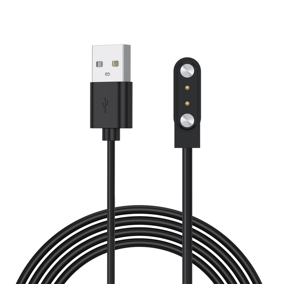 Smart Watch Charger 2ÂPin Magnetic Fast Charging Cable 4Mm Spacing Universal Replacement 1M 9330225960812
