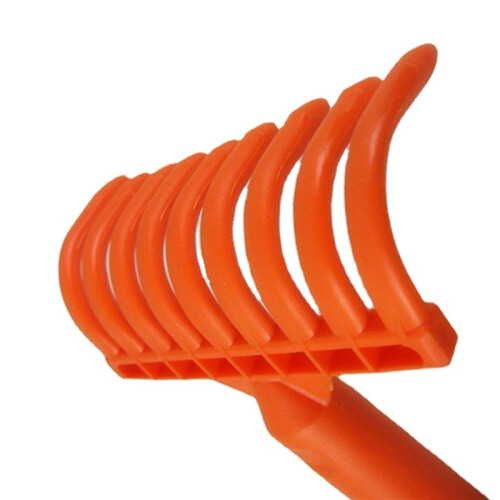 6X Olive Rake Heads 9-Tooth Rake Multipurpose Plastic Shovel Rake Olive Picking Rake Inner Diameter 2.5cm 1