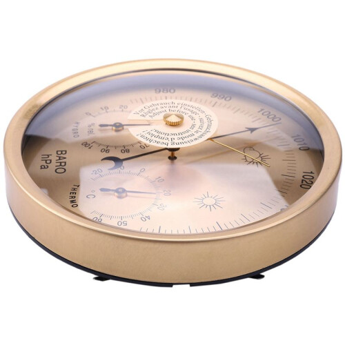 2X Barometertermometer Hygrometer Väggmonterad Hushållsväderstation 1