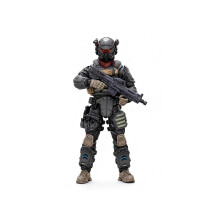 1/18 Scale Military Action Figure with Tactical Gear, Fully Articulated Realistic Soldier Collectible