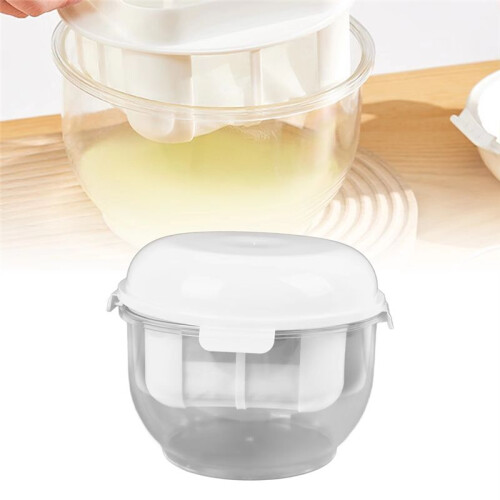 Large Capacity Yogurt Whey Separator - Efficient Fine Mesh Strainer Filter for Home Kitchen Use 2