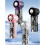 Practical 199 Speed Handheld Fan Small Quiet Desk Fan-Purple 2