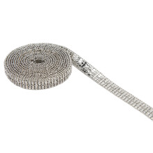 Premium Rhinestone Chain 2yd Wide Glass & Alloy for Clothing & Decor