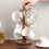 Wooden Mug Holder, 6-Hook Coffee Cup and Teacup Holder, Kitchen Storage with Stable Base 4