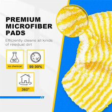 8pcs Steam Cleaner Microfibre Replacement Cloths for Steam Cleaner Accessories EasyFix SC 2, SC 3, SC 4, SC 5
