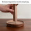 Wooden Mug Holder, 6-Hook Coffee Cup and Teacup Holder, Kitchen Storage with Stable Base 5