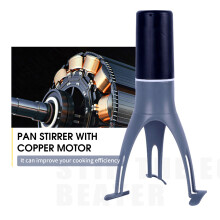 Automatic Pan Stirrer 3 Speeds Stainless Steel Cordless Mixer for Eggs & Milk