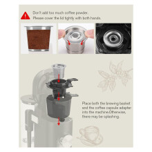 3 Pack Reusable Pods for Dual Brew Coffee Maker, Stainless Steel Reusable K Pod Permanent K Cups Filters