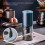 Electric Bean Grinder Automatic Power-Off USB Rechargeable Stainless Steel Portable External Adjustable Coffee Machine 7