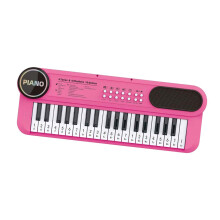 37 Key Kids Piano Keyboard with Mini Microphone, Beginner Digital Piano for Children Age 3+, Red