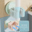 2Pcs Colorful ABS Mop Holders With Strong Suction-blue powder 7