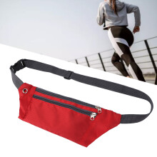 Waterproof Running Belt Pouch for Women & Men, 31.5x20.5x11cm, Red