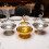 Practical Divided Snacks Holders Portable Yet Strong-gold Low 7
