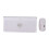 Wireless Keyboard Mouse Combo 10m Range | Ergonomic 2.4G USB Set White 6