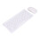 Wireless Keyboard Mouse Combo 10m Range | Ergonomic 2.4G USB Set White 14