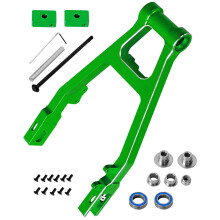 RC Motorcycle Aluminum Swing Arm 7075 Adjustable Wheelbase for Losi 1/4 Promoto MX FXR LOS06000 LOS06002 Green