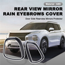 Rear View Mirror Rain Eyebrows Cover Door Side Rearview Mirrors Protector for Outlander 2023 2024 As Shown