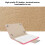 Wireless 10in Waterproof Bluetooth Keyboard with Rose Red Leather Case 11