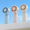Small Cooling Fan with Locking Clip Rechargeable-pale pinkish 7