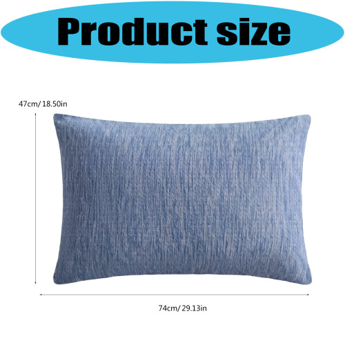 Zachte ijszijden kussensloop 18,5 x 29 inch nylon kussensloop 2