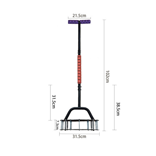 Perceur de pelouse manuel extra long de 102 cm pour un entretien 2