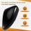 Rearview Side Mirror Cover Caps Shell Replacement for    MK5 5 6R 6C 2009-2017 Black 4
