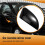 Rearview Side Mirror Cover Caps Shell Replacement for    MK5 5 6R 6C 2009-2017 Black 5