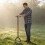 Perceur de pelouse manuel extra long de 102 cm pour un entretien 5