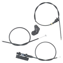 6 Pièces Séries Moteur Bowden Le Capot de Câble Le Câble de Libération pour  E39 525I 530I 51238176595 51238190754 51238176596