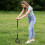 Perceur de pelouse manuel extra long de 102 cm pour un entretien 7