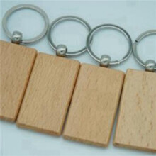 80 Pcs Blank Wooden Key Chain DIY Wood Keychains Key Tags Gifts,40 Pcs Oval & 40 Pcs Square