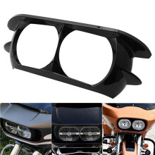 Dla  Road Glide Ultra FLTRU CVO FLTRUSE FLTRX Special FLTRXS FLTRXSE Osłona Reflektora Motocyklowego Owiewka Podwójna Ramka