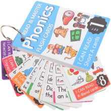 Alphabet Flash Cards for Kids with Safe Smooth Edges, Phonics Learning Cards for Preschool