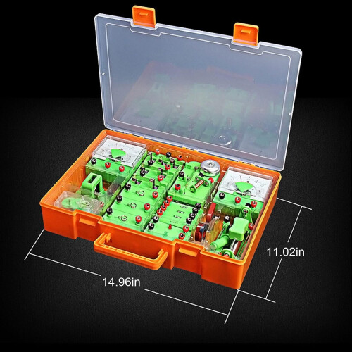 Physics Electricity Experiment Kit with Quick Clamp Connection for Classroom STEM Learning 1