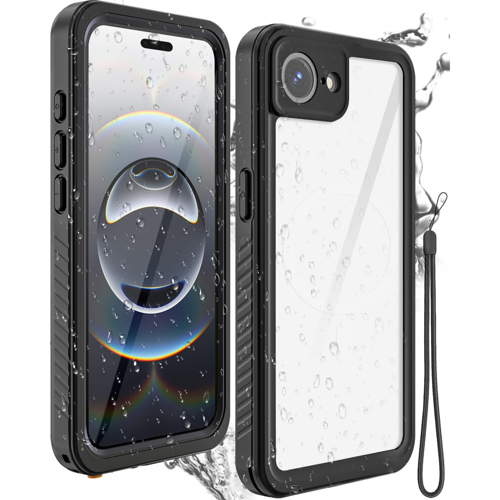 Waterproof Case For Iphone 16E Ip68 Full Body Cover With Builtin Screen Protector And Military Drop Protection 9330225961451