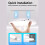Wireless Battery Operated Ceiling Lamp With Motion Sensor-2 1 6