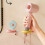 Convenient Stick On Dryer Rack Helps Declutters-yellow pink 6