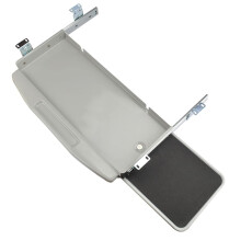 Adjustable Ergonomic Under Desk Keyboard Tray with Smooth Sliding Drawer, Punch Install, 50cm/65cm/75cm