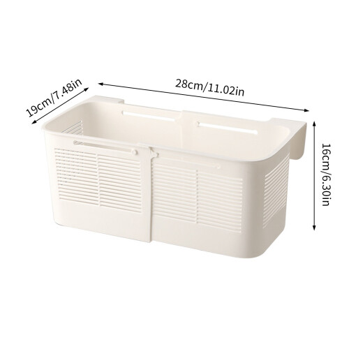 Flexible Wall Mounted Container With Adjustable Width For 2
