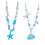 Unique Marine Inspired Starfish or Shell Beaded Necklace-B 2