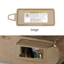Car Sun Visor Guard Sun Visor Rearview Mirror Cover Replacement for - S-ClassW220 1998-2005 Beige Left&Right