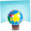Educational World Globe for Kids with Stable Tabletop Base and Early Learning Geography Aid 2
