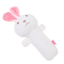 Baby Rattle Soft Plush Toy with Bright Colors and Gentle Sound for Newborn Sensory Play