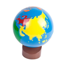World Globe with Stand EyeFriendly Educational Decor for Kids Classroom Home and Office