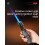 Windproof Jet Torch Lighter with Rocket Fidget Design, Gray, for Camping and EDC 4